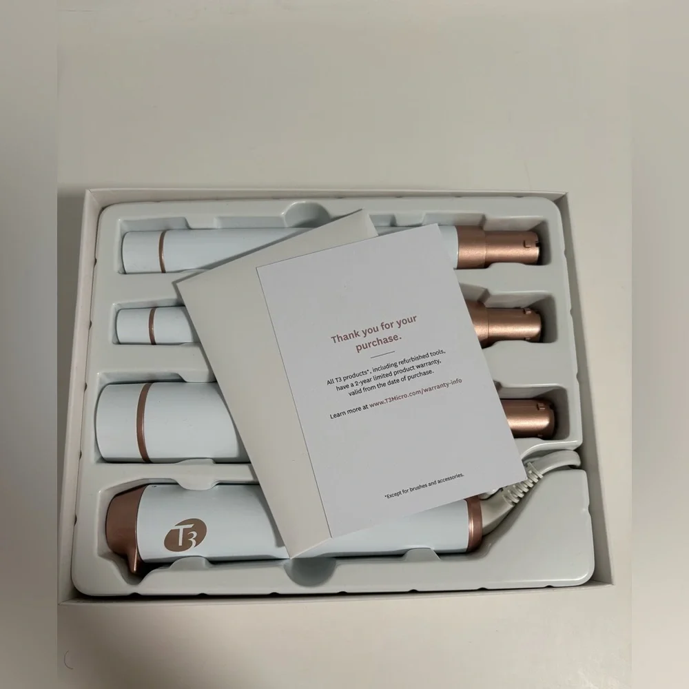 New T3 Whirl Trio Styling Wand With 3 Interchangeable Barrels MSRP:$325 - Picture 3 of 7